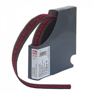 957456 - Color Elastic 25 mm flower red / pink