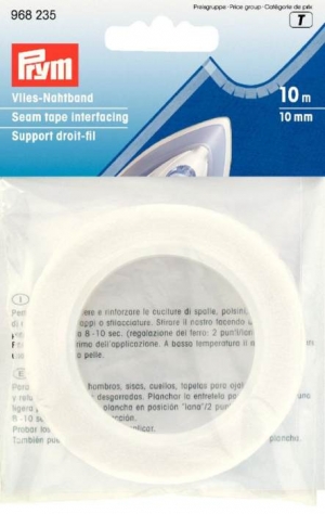 968235 - Seam tape interfacing 10 mm white
