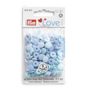 393501 - Prym Love Color Snaps fasteners Mini light blue