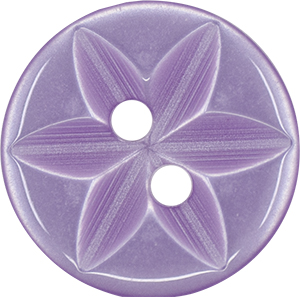 cp86-18-lilac - Star buttons, polyester, size 18 (11mm)