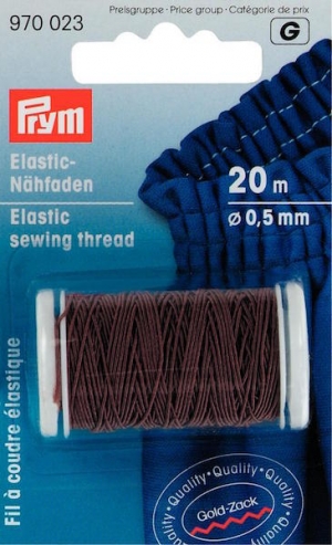 Prym Elastic Sewing Thread 0.5 mm Sand 