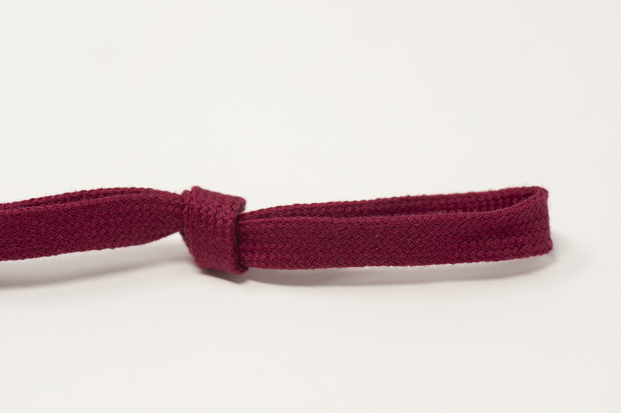 dcs8wine, 8mm flat, tubular drawstring tape, 100 cottonwine