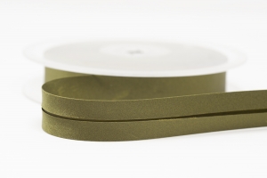 bia03-1245 satin bias 18mm wide, moss
