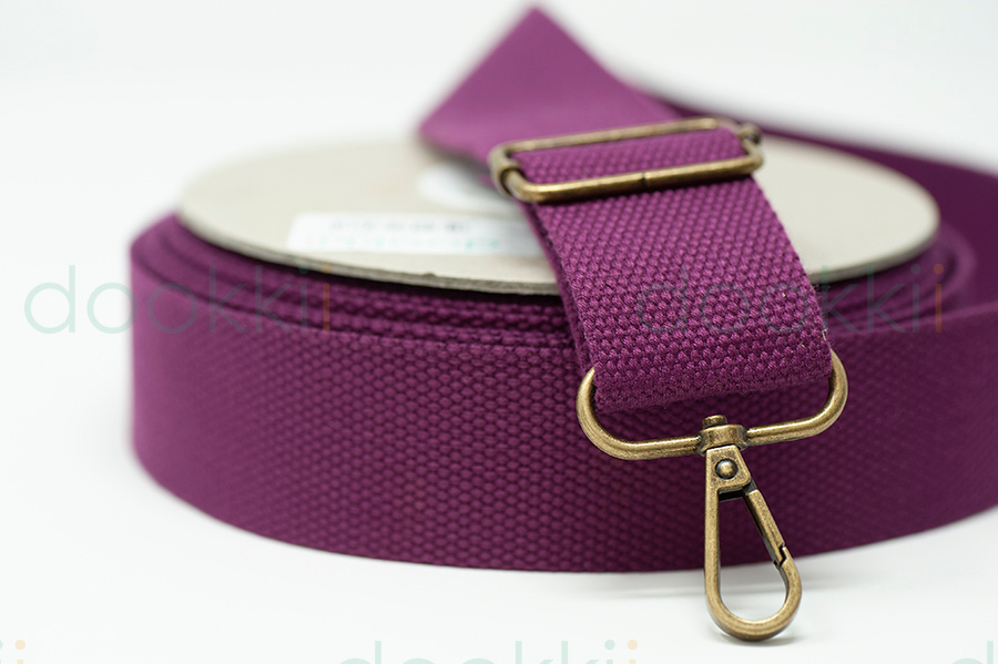 dw1911-38-34 plum, 38mm cotton mix webbing - Image 6