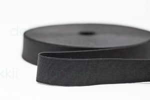 e32-black-32mm wide black elastic