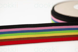 de1309-16, 40mm rainbow elastic