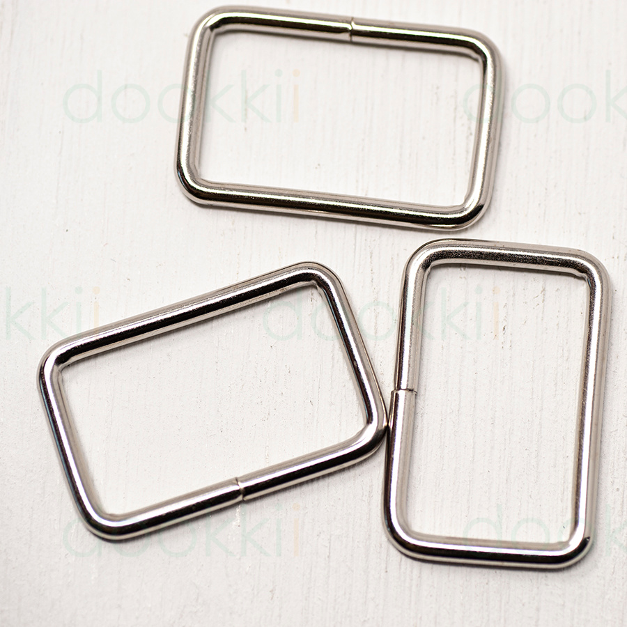 mc32-s-32mm metal strap connector-silver