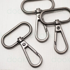 sh32-as-32mm snap hooks-antique silver