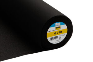 G770 Black fusible woven bi-elastic interlining from Vlieseline 25m x 75cm