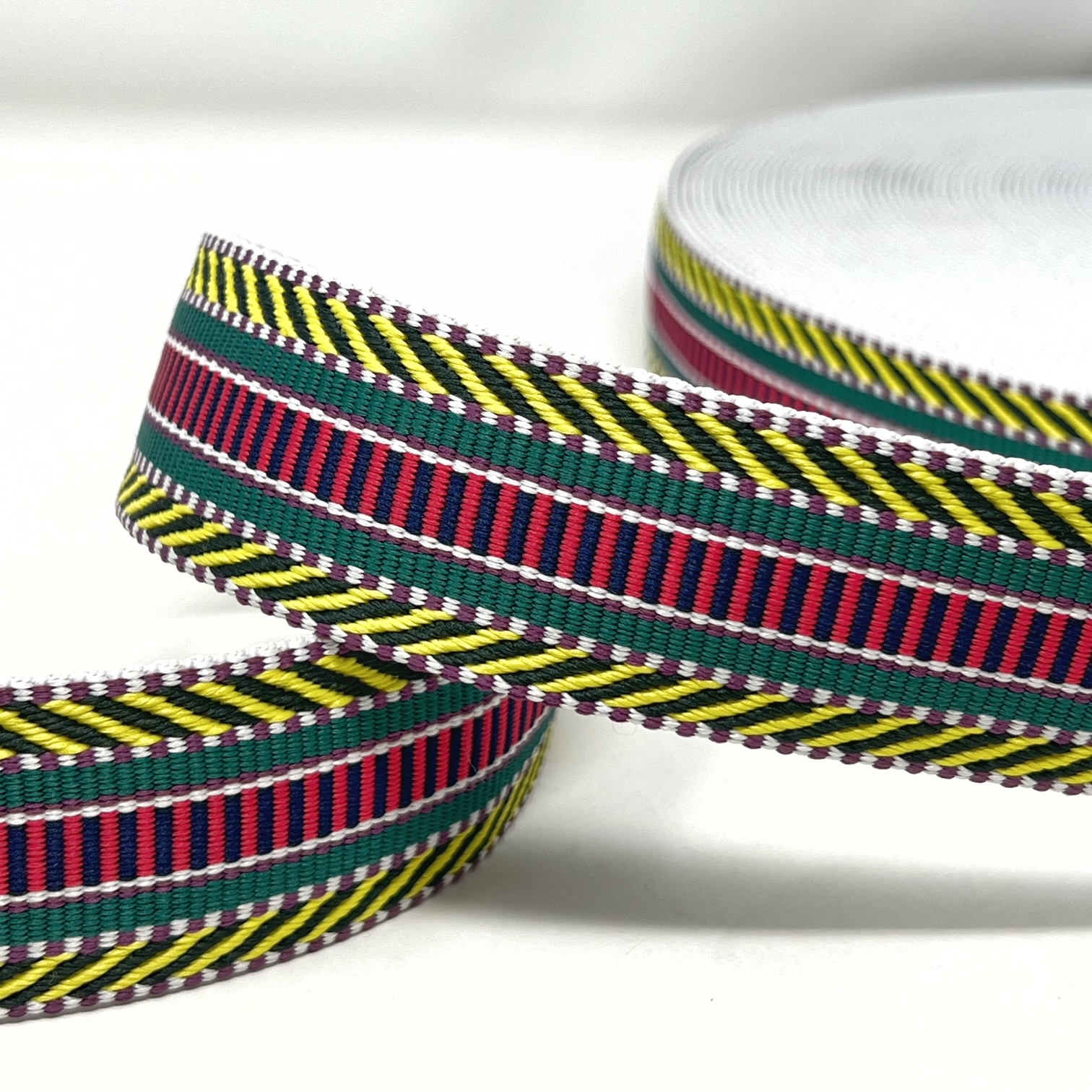 Prasent 50 M Rayon Raffia Spool Ribbon Pink/ Multi-Colour