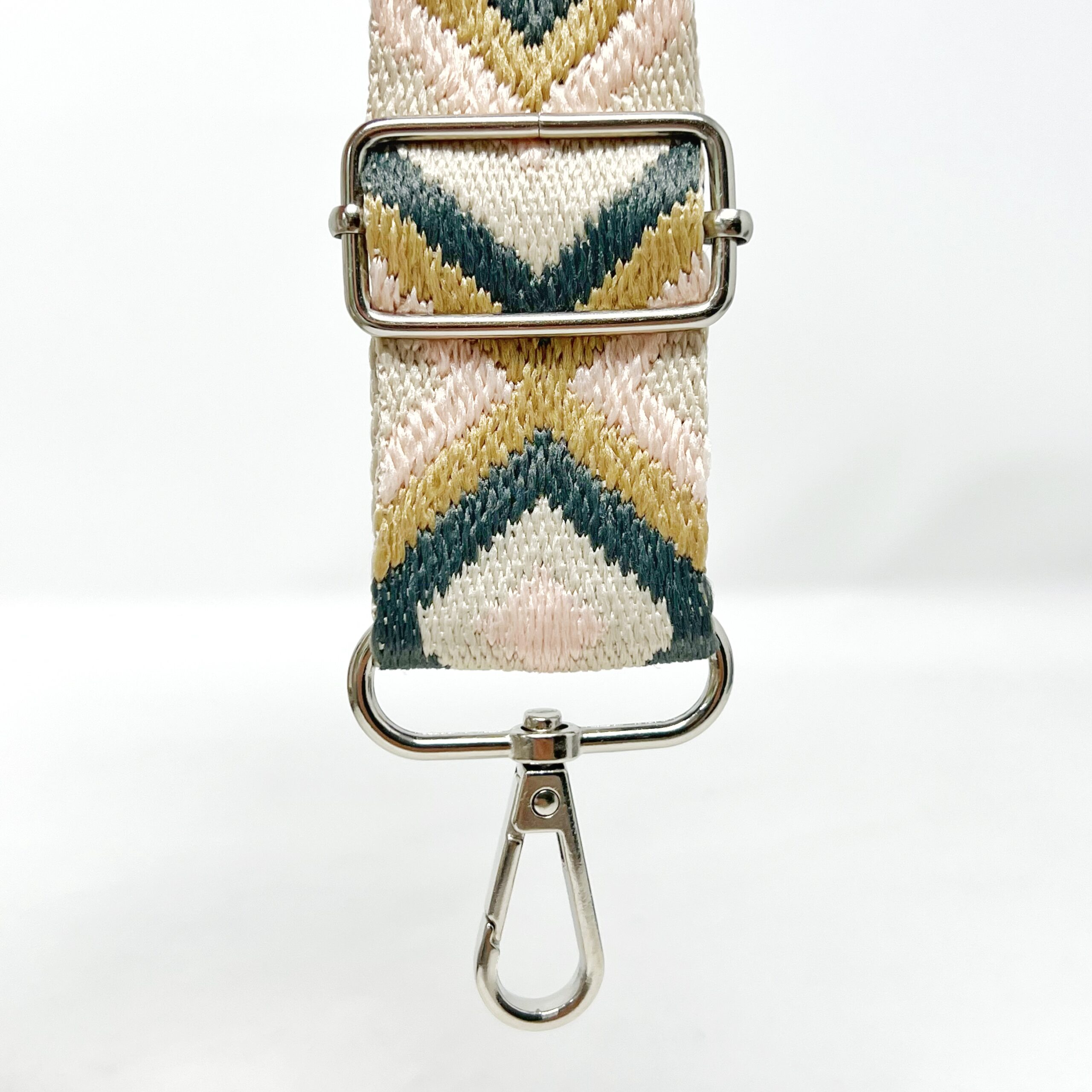 dw1974-36, 38mm tribal webbing, pink/grey/taupe/ecru - Image 3