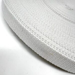 dw1911-25-89-BR silver grey, Bulk Roll - 25mm cotton mix webbing