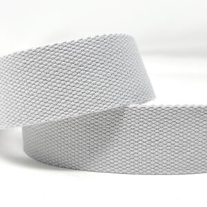 dw1911-38-89 silver grey, 38mm cotton mix webbing