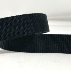 dw1911-38-black, 38mm cotton mix webbing