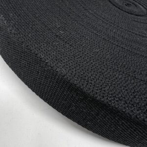 dw1911-38-black-BR, Bulk Roll - 38mm cotton mix webbing