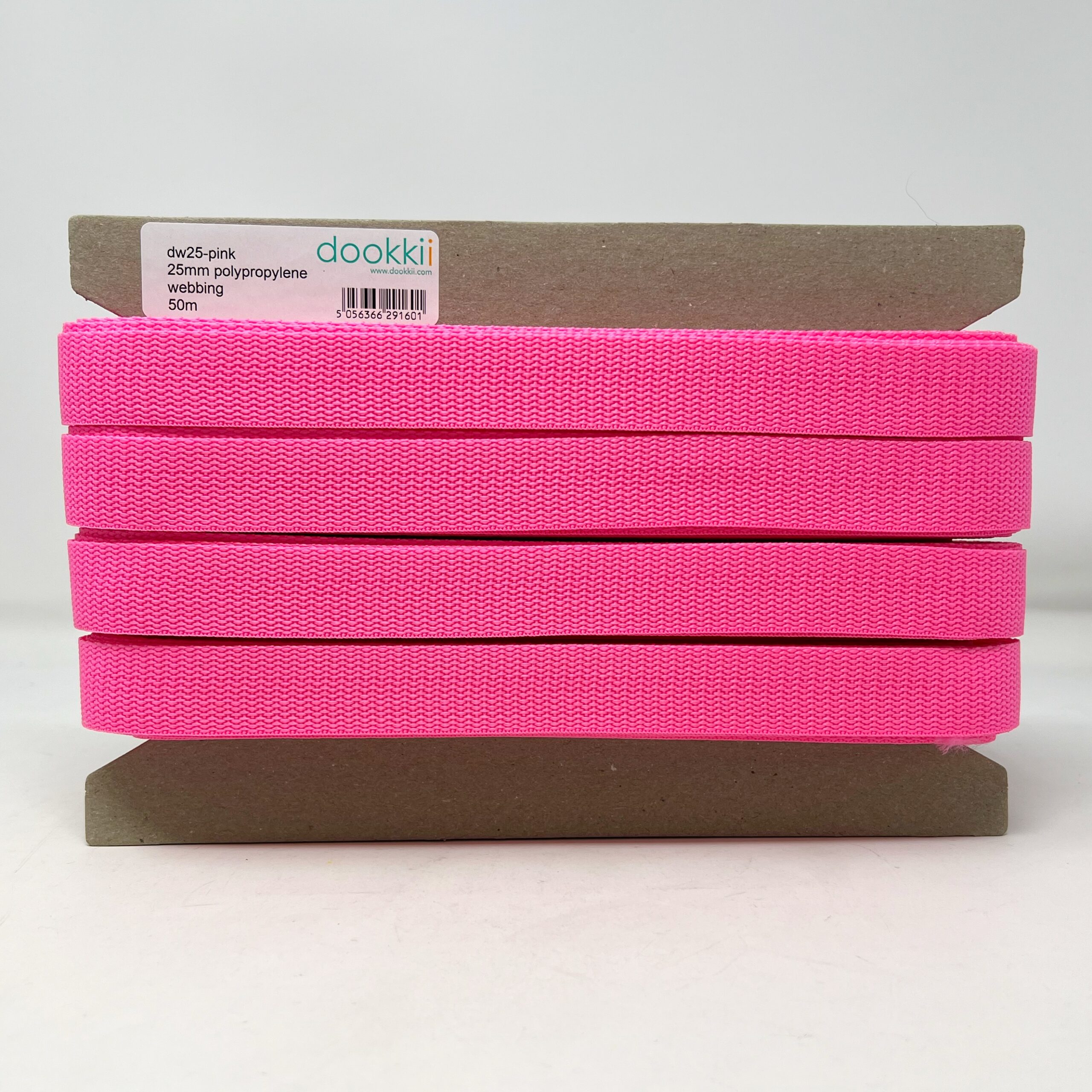 dw25-pink-25mm polypropylene webbing - Image 3