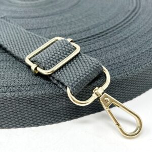 dw1911-25-92-BR slate, Bulk Roll - 25mm cotton mix webbing