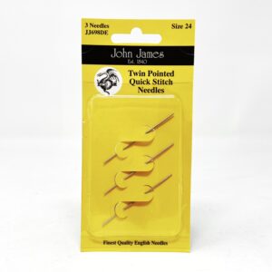 JJ698DE John James twin point needles size 24