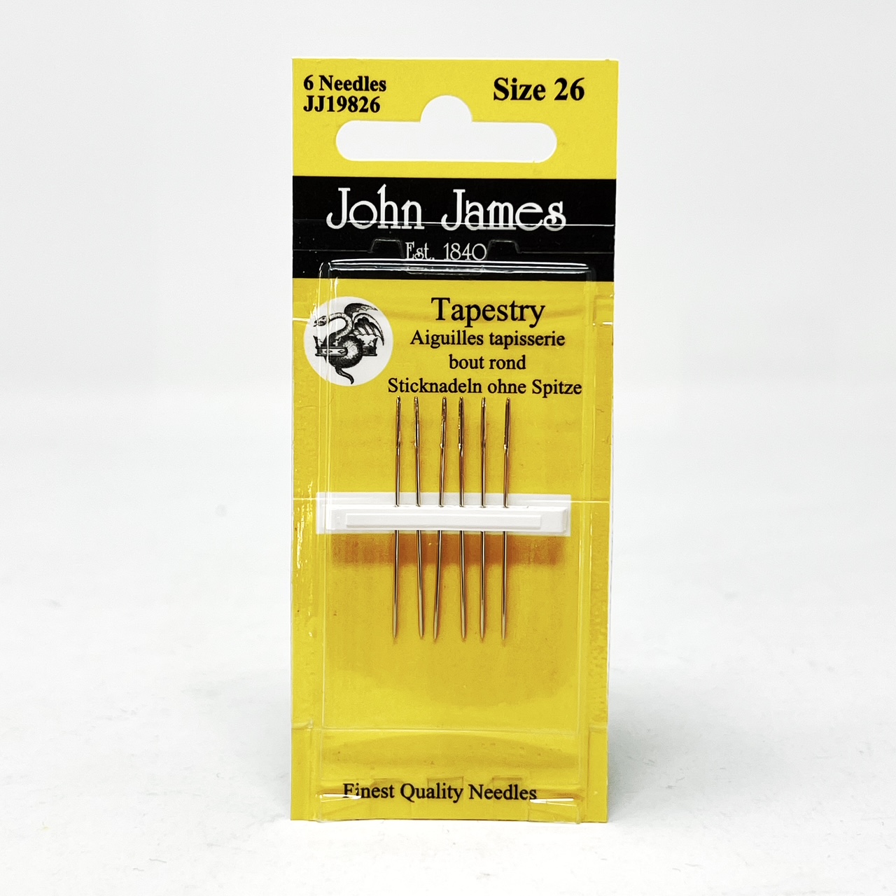 JJ19826 John James tapestry needles size 26