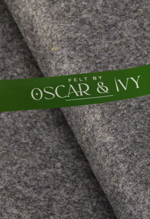 Felt by the metre 36"/ 90cm wide, 30% wool, 70% viscose - colour 7 Soot