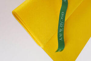 Felt by the metre 36"/ 90cm wide, 30% wool, 70% viscose - colour 8 Yellow