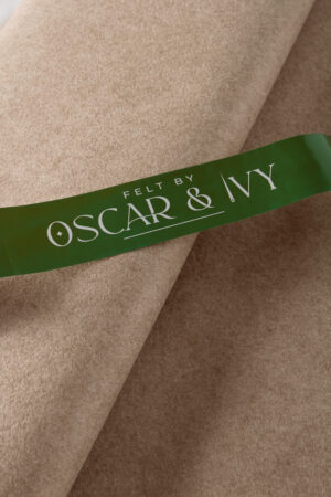 Felt by the metre 36"/ 90cm wide, 30% wool, 70% viscose - colour M1 Marl Fawn