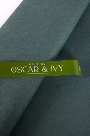 Felt by the metre 36"/ 90cm wide, 30% wool, 70% viscose - colour M4 Marl Jade