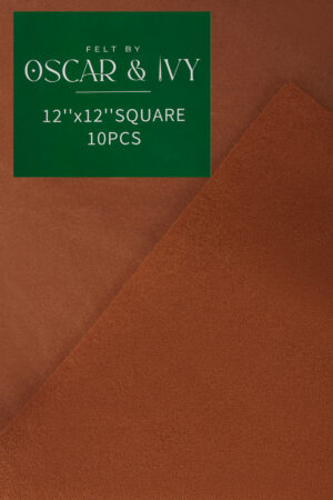 Felt squares 12"/ 30cm, 30% wool, 70% viscose - colour 9 Golden Sand