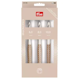 218596 Prym ergonomics crochet hook set - 6mm, 8mm, 10mm