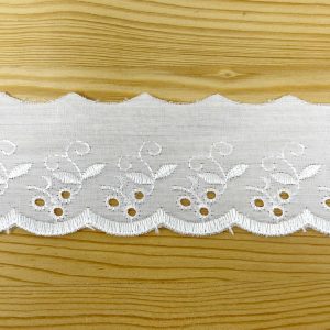 420072 50mm white broderie anglaise