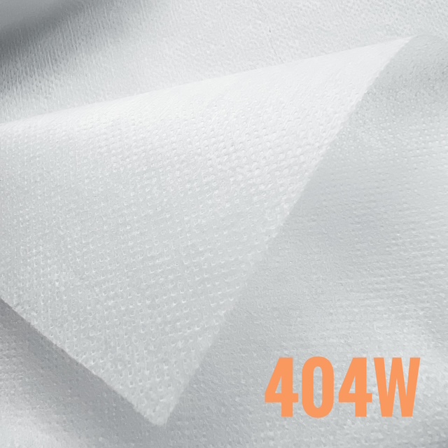 404w - 100% RPet re-cycled, medium weight iron on, non woven interfacing