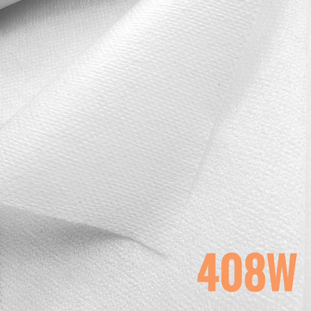 408w - 100% RPet re-cycled, light weight iron on, non woven interfacing - Image 2