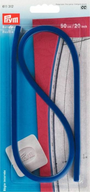 611312 - Flexible Curved Rule 50 cm / 20 inch