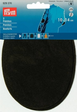 929376 - Patches imitation suede iron-on 10 x 14 cm olive