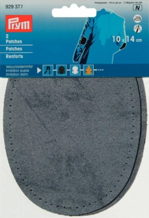 929377 - Patches imitation suede iron-on 10 x 14 cm denim blue