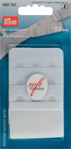 992150 - Bra extender 50 mm 3 x 3 hooks white