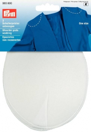 993800 - Shoulder pads Raglan wadding white one size