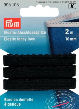 995103 - Elastic-Fancy Lace 10 mm black
