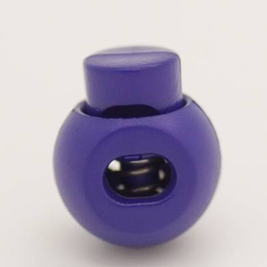 B408-purple - 15mm Italian spring cord lock - purple